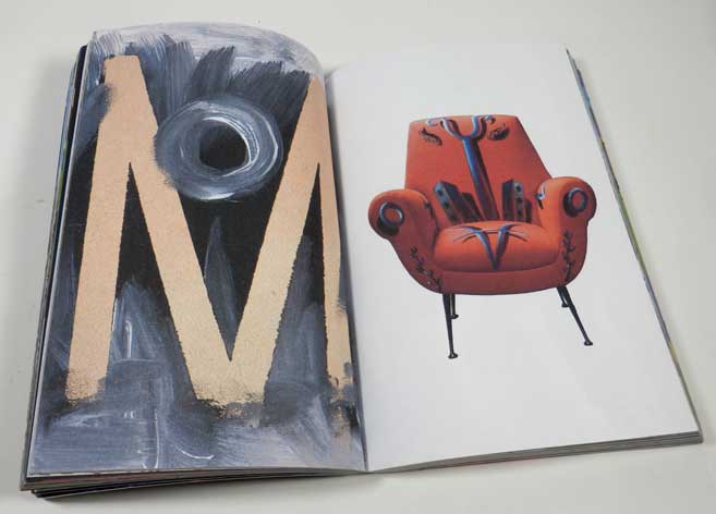 Fauteuil Design Peint